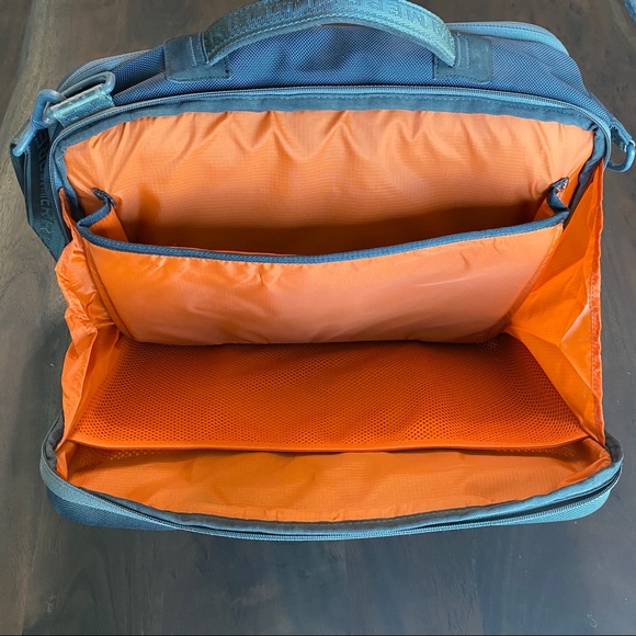 Merrell Grey & Orange Hard Case Laptop Travel Bag - Picture 7 of 10